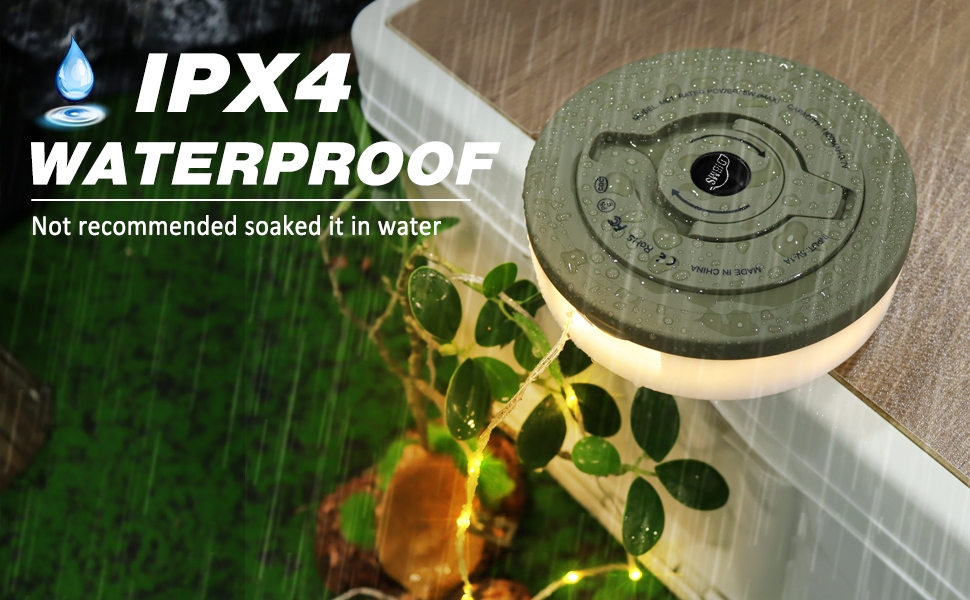 IPX4 Waterproof